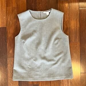 𝅺Diane von Furstenberg DVF Betty Ceramic Shell Top Size 4 in Fog